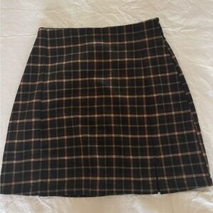 Brandy Melville Plaid Mini Skirt